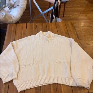 Babaa Cream Women's Sweater Cardigan
